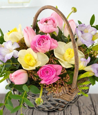 Pretty Spring Basket 2018